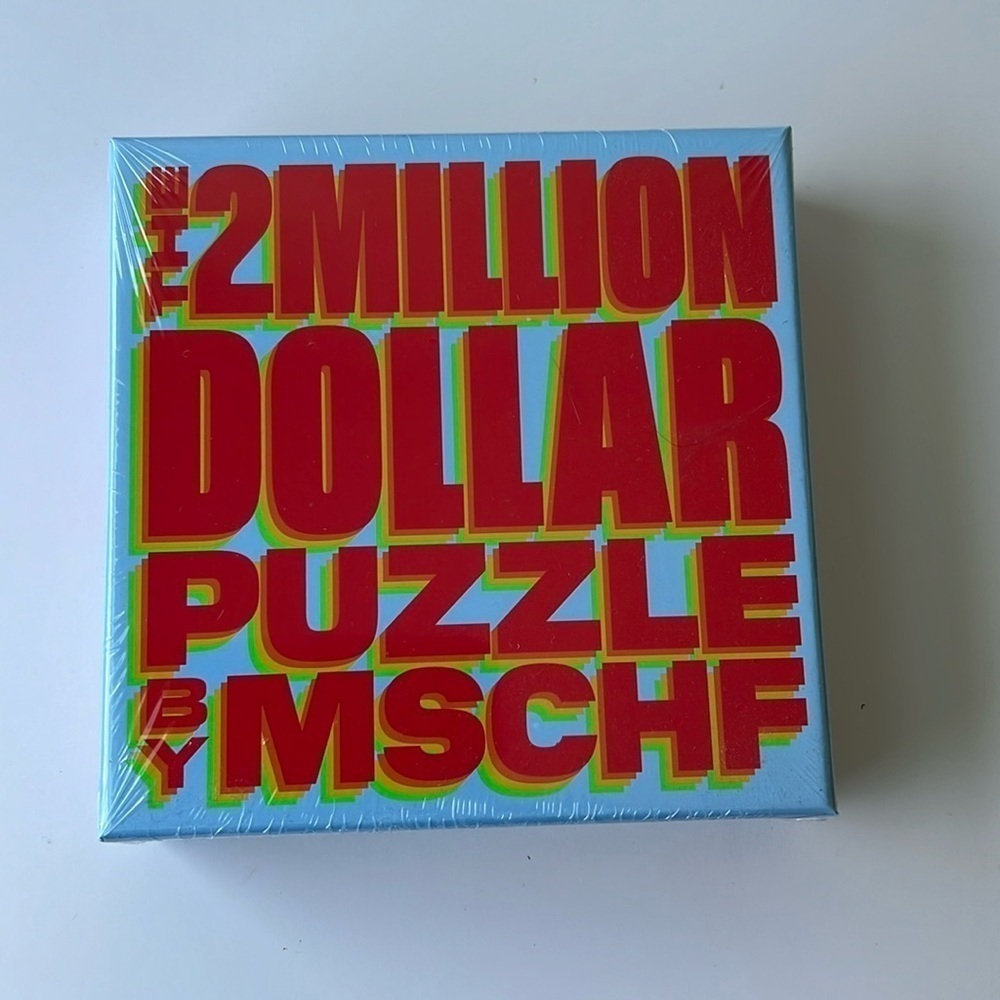The Two Million Dollar Puzzle by MSCHF - 500 piece Jigsaw Puzzle